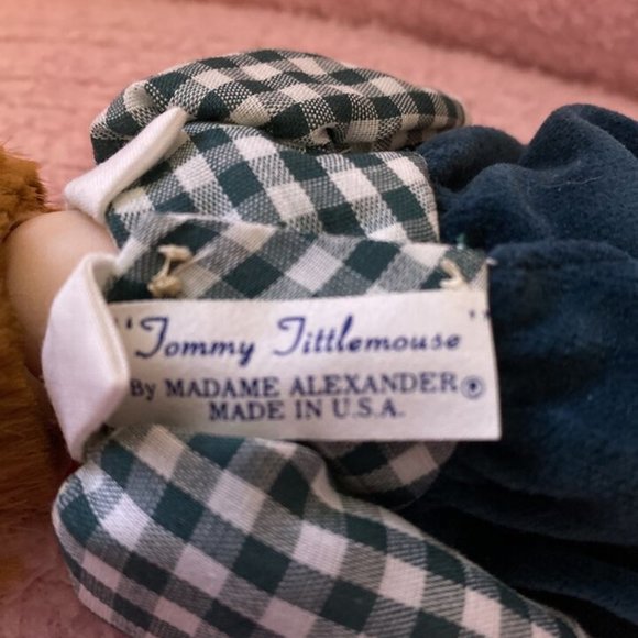 VTG Madam Alexander TOMMY TITTLEMOUSE #444 Collectible Nursery Rhyme Y2K Unisex - Picture 6 of 12